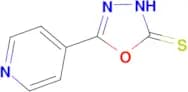 5-(4-Pyridyl)-1,3,4-oxadiazole-2-thiol