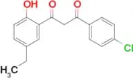 1-(5-Ethyl-2-hydroxyphenyl)-3-(4-chlorophenyl)-1,3-propanedione