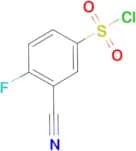 4-Fluoro-3-cyanobenzenesulfonyl chloride