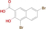 1,6-Dibromo-2-hydroxynaphthalene-3-carboxylic acid