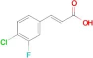 (E)-3-(4-Chloro-3-fluorophenyl)acrylic acid