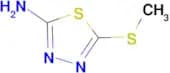 2-Amino-5-(methylthio)-1,3,4-thiadiazole