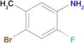 4-Bromo-2-fluoro-5-methylaniline