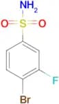 4-Bromo-3-fluorobenzenesulfonamide