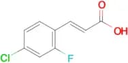 4-Chloro-2-fluorocinnamic acid