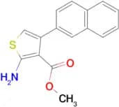 2-Amino-4-naphthalen-2-yl-thiophene-3-carboxylic acid methyl ester