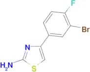 4-(3-Bromo-4-fluorophenyl)thiazol-2-ylamine