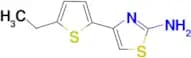 4-(5-Ethylthiophen-2-yl)thiazol-2-ylamine