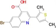 6-Bromo-2-(2,5-dimethyl-thiophen-3-yl)-quinoline-4-carboxylic acid