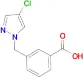 3-(4-Chloropyrazol-1-ylmethyl)benzoic acid