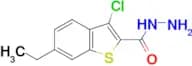 3-Chloro-6-ethyl-benzo[b]thiophene-2-carboxylic acid hydrazide
