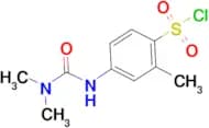 4-(3,3-Dimethylureido)-2-methylbenzenesulfonyl chloride