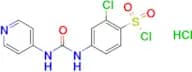 2-Chloro-4-(3-pyridin-4-yl-ureido)benzenesulfonylchloride hydrochloride