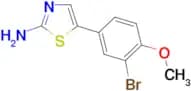 5-(3-Bromo-4-methoxyphenyl)thiazol-2-ylamine