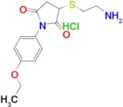 3-(2-Aminoethylsulfanyl)-1-(4-ethoxyphenyl)-pyrrolidine-2,5-dione hydrochloride