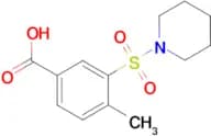 4-Methyl-3-(piperidine-1-sulfonyl)benzoic acid