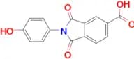 2-(4-Hydroxyphenyl)-1,3-dioxo-2,3-dihydro-1H-isoindole-5-carboxylic acid