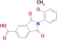 2-(2-Methoxyphenyl)-1,3-dioxo-2,3-dihydro-1H-isoindole-5-carboxylic acid