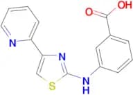 3-(4-Pyridin-2-yl-thiazol-2-ylamino)benzoic acid