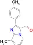 8-Methyl-2-p-tolyl-imidazo[1,2-a]pyridine-3-carboxaldehyde