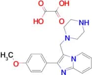 2-(4-Methoxy-phenyl)-3-piperazin-1-ylmethyl-imidazo[1,2-a]pyridine oxalic acid salt