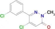 5-Chloro-6-(3-chlorophenyl)-2-methylpyridazin-3(2H)-one