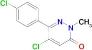 5-Chloro-6-(4-chlorophenyl)-2-methylpyridazin-3(2H)-one