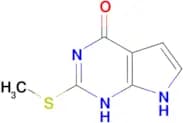 2-Methylsulfanyl-7H-pyrrolo[2,3-d]pyrimidin-4-ol