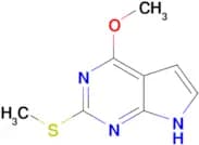 4-Methoxy-2-methylsulfanyl-7H-pyrrolo[2,3-d]pyrimidine