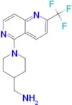 1-{1-[2-(Trifluoromethyl)-1,6-naphthyridin-5-yl]piperidin-4-yl}methanamine