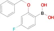 2-Benzyloxy-4-fluorophenylboronic acid