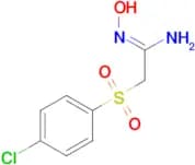 2-[(4-Chlorophenyl)sulfonyl]-N’-hydroxyethanimid-amide