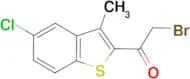 2-Bromo-1-(5-chloro-3-methylbenzo[b]thiophen-2-yl)ethan-1-one