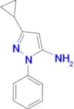 3-Cyclopropyl-1-phenyl-1H-pyrazol-5-amine