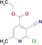 Ethyl 2-chloro-3-cyano-6-methylpyridine-4-carboxylate