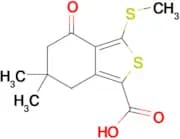 6,6-Dimethyl-3-(methylthio)-4-oxo-4,5,6,7-tetrahydrobenzo[c]thiophene-1-carboxylic acid