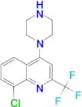 8-Chloro-4-piperazin-1-yl-2-(trifluoromethyl)quinoline