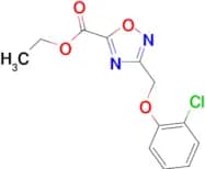 Ethyl 3-(2-chlorophenoxy)methyl-1,2,4-oxadiazole-5carboxylate