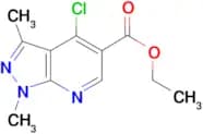 Ethyl 4-chloro-1,3-dimethylpyrazolo[3,4-b]pyridine-5-carboxylate
