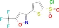 5-[5-(Trifluoromethyl)isoxazol-3-yl]thiophene-2-sulfonyl choride