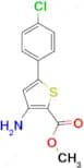 Methyl 3-amino-5-(4-chlorophenyl)thiophene-2-carboxylate