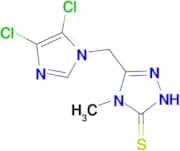 5-[(4,5-Dichloroimidazol-1-yl)methyl]-4-methyl-1,2,4-triazole-3-thiol