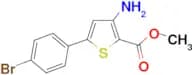 3-Amino-5-(4-bromophenyl)thiophene-2-carboxylic acid methyl ester