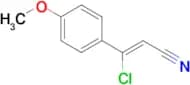 3-Chloro-3-(4-methoxyphenyl)acrylonitrile