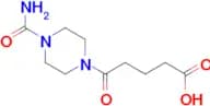 5-(4-Carbamoylpiperazin-1-yl)-5-oxopentanoic acid