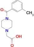 [4-(3-Methyl-benzoyl)-piperazin-1-yl]-acetic acid