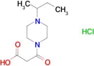 3-(4-sec-Butylpiperazin-1-yl)-3-oxopropionic acid hydrochloride