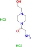 2-Amino-1-[4-(2-hydroxy-ethyl)-piperazin-1-yl]-ethanone dihydrochloride