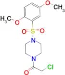 2-Chloro-1-{4-[(2,5-dimethoxyphenyl)sulfonyl]piperazin-1-yl}ethanone