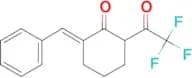 2-[(E)-Phenylmethylidene]-6-(2,2,2-trifluoroacetylcyclohexanone